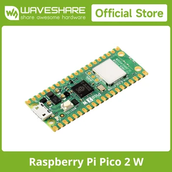 Raspberry Pi Pico 2 W Mikrocontroller-Board, basierend auf dem RP2350-Chip, 2,4 GHz 802.11n WIFI und Bluetooth