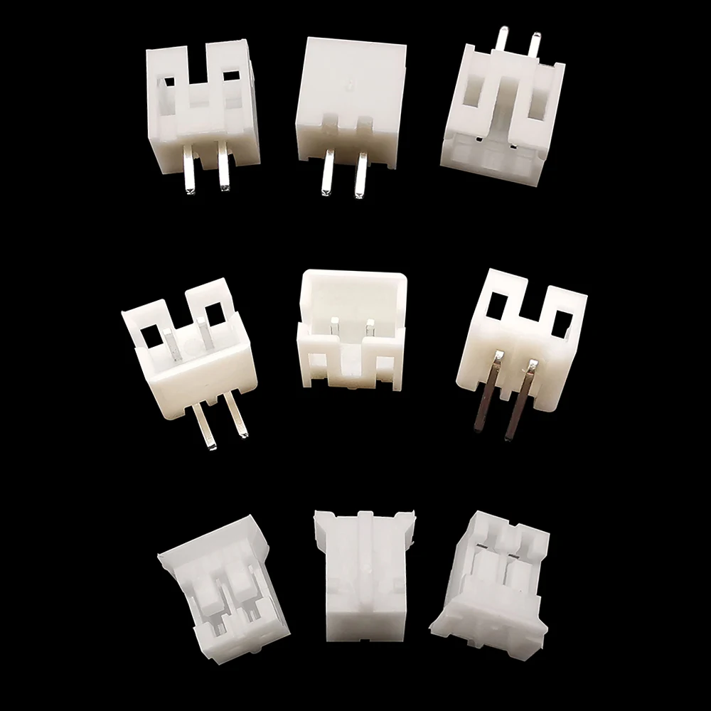 2P JST PH 2.0 Stecker 2,0 mm Rastermaß 2 Pin Stecker und Buchse Gehäuse Header Anschlüsse (100 Stück)