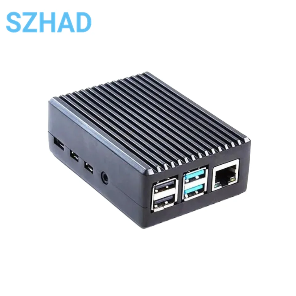 Raspberry Pi 4B Aluminiumgehäuse Passive Kühlpanzerung Metallgehäuse – Bild 5
