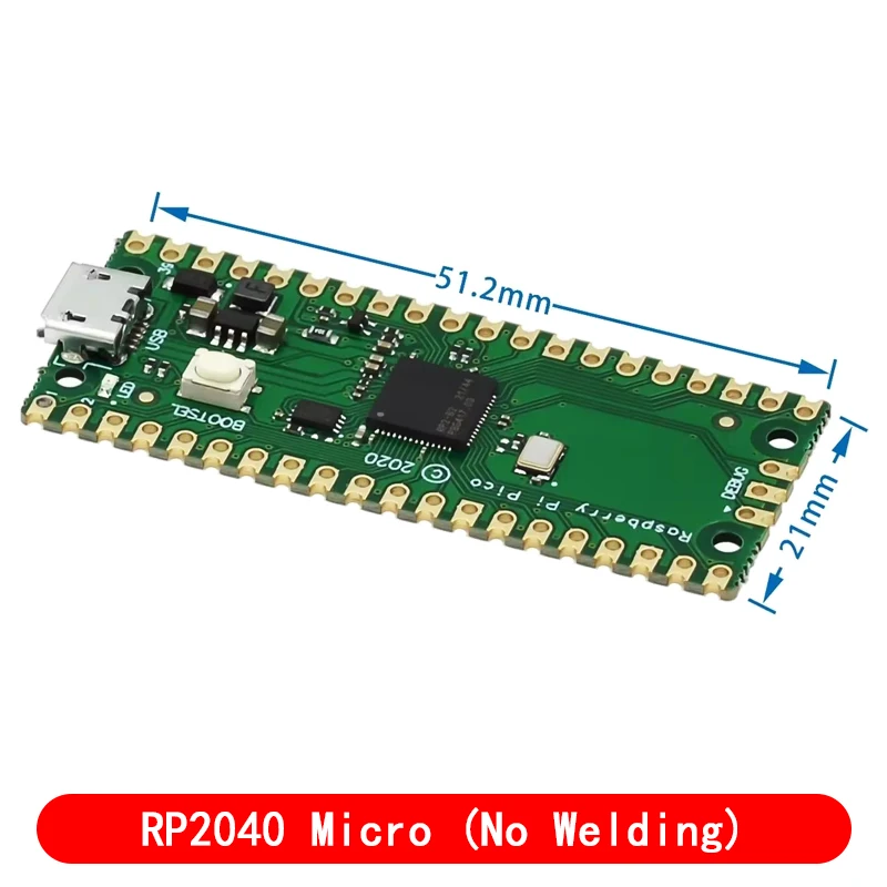 Raspberry Pi Pico Board RP2040 Dual-Core 264 KB ARM – Bild 6