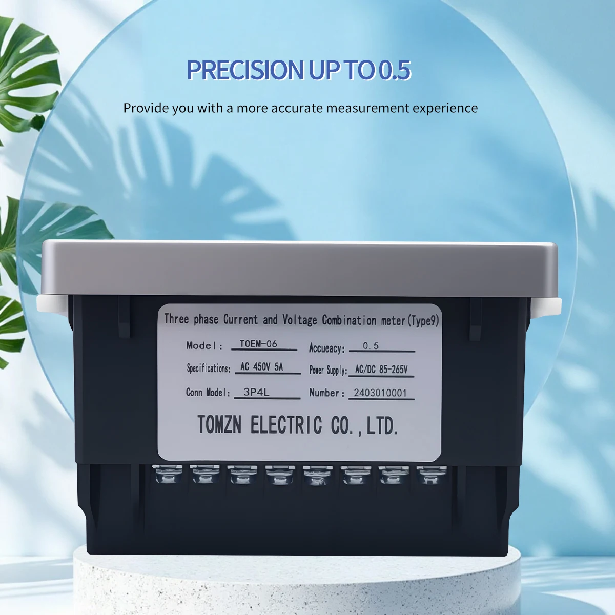Digitales Multimeter (V-I-Hz) Dreiphasen-Spannung Strom Frequenz – Bild 5