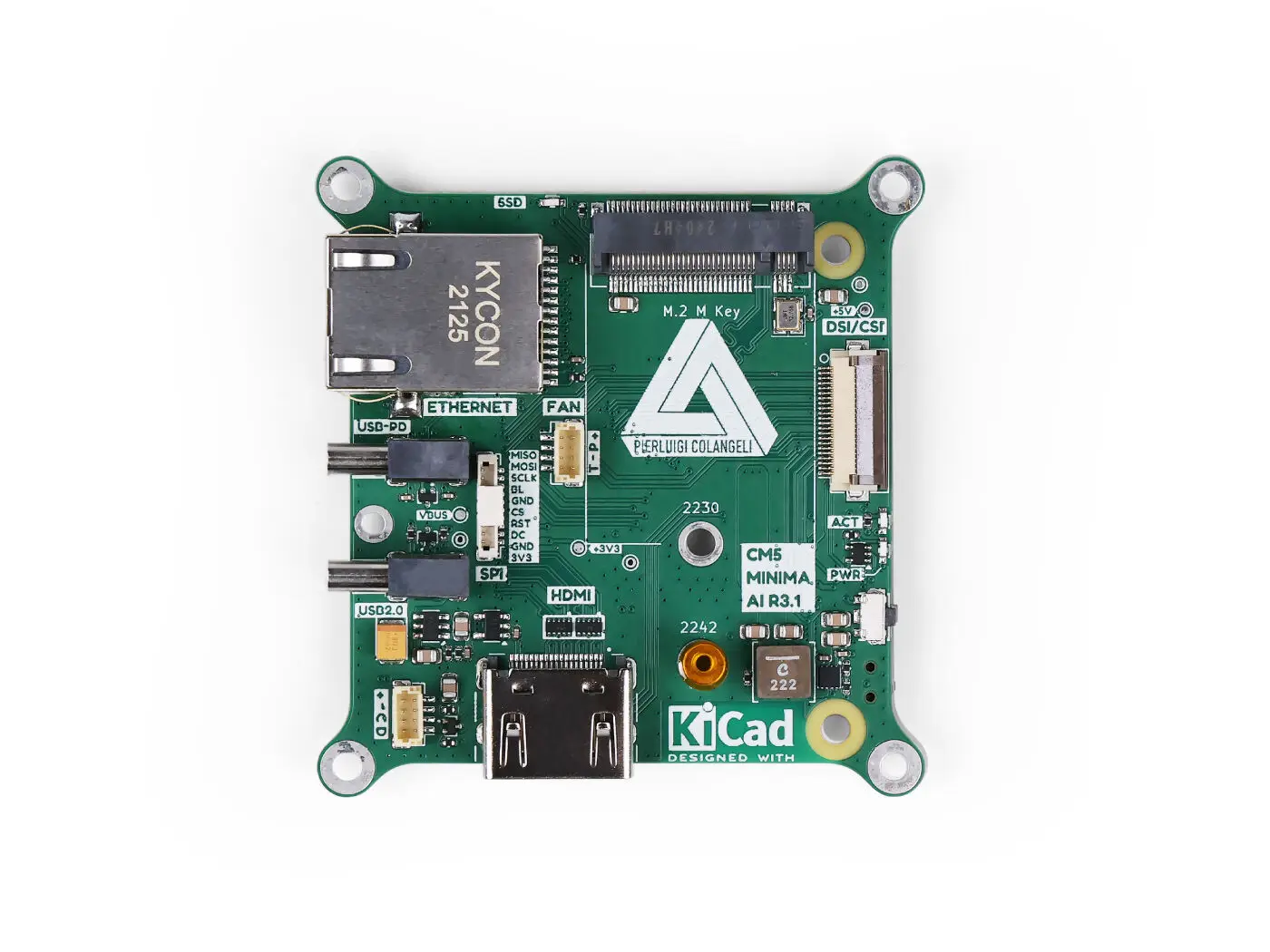 Raspberry Pi Compute Module 5 CM5 MINIMA Compact Carrier Board – Bild 2