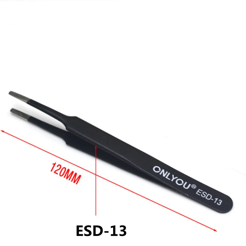 Onlyyou esd Präzisions pinzette Set anti statische rostfreie Pinzette – Bild 4