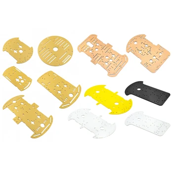 Intelligentes Auto-Chassis, 2WD, 2-Rad-Auto-Bodenplatte, 4WD 4-Rad-Auto-Bodenplatte, transparentes Acryl