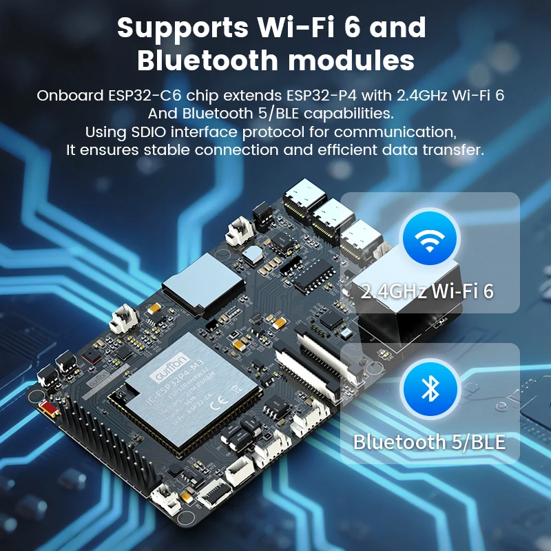 ESP32-P4+ESP32-C6 Entwicklungsboard Xiaozhi Board | – Bild 3