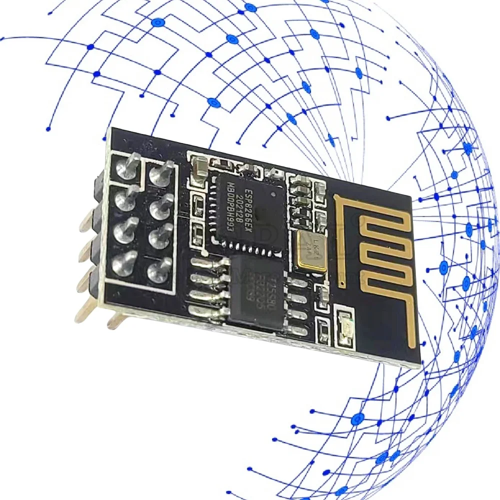 ESP-01S ESP8266 Wifi Modul Geringer Stromverbrauch 8Pin Serielle Schnittstelle zu WIFI Modul Drahtlose ESP01S
