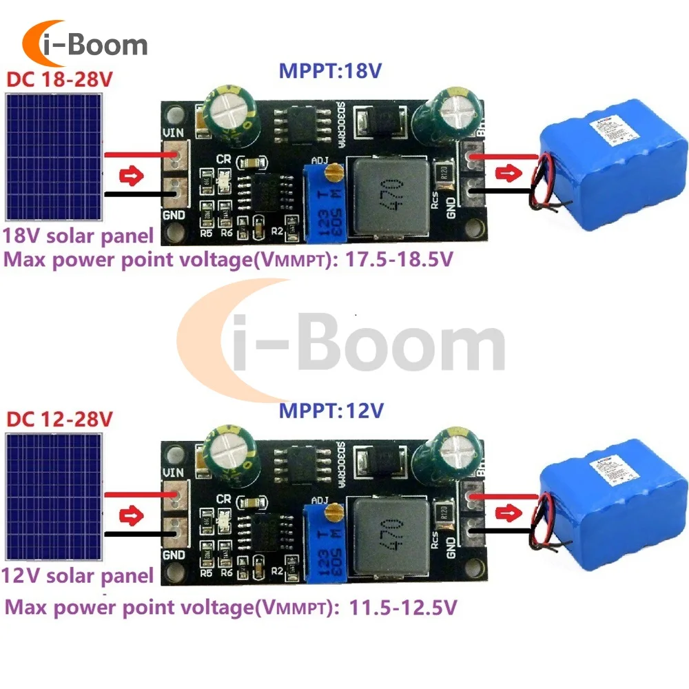 Solar laderegler platine mppt 1a Lithium-Ionen-Titanat-Batterie lade – Bild 2