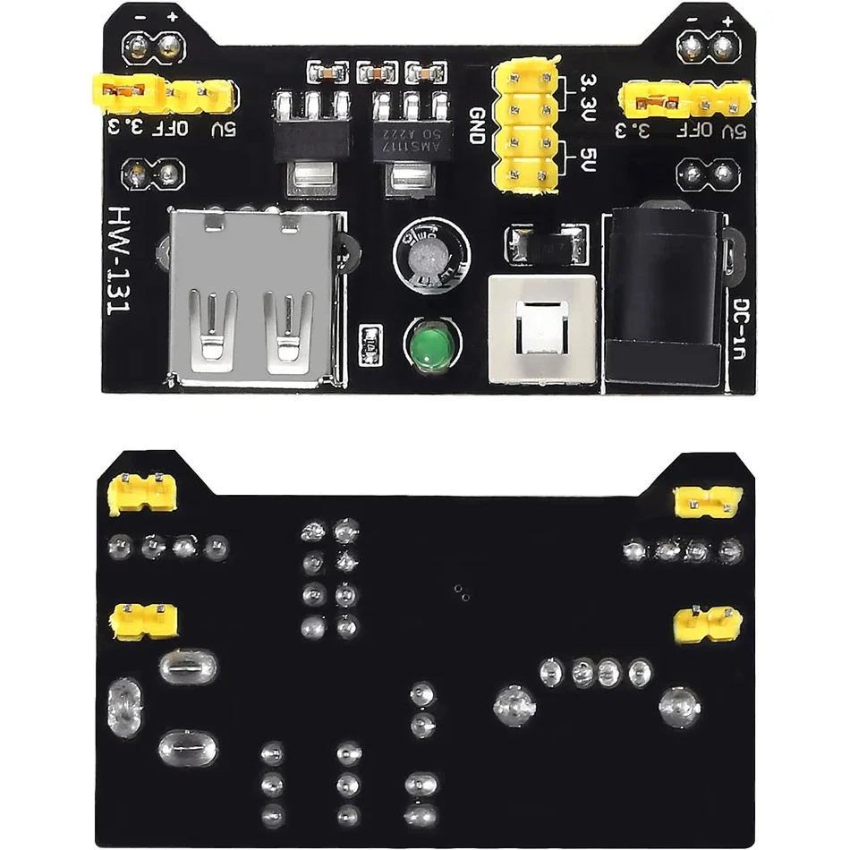 3,3 V 5 V MB102 Lötfreies Breadboard Netzteil Modul mit 9V (3 Stück) – Bild 4