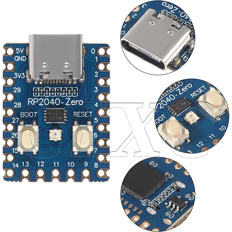 RP2040-Zero RP2040 Mikrocontroller PICO Entwicklungsboard Dual-Core – Bild 2