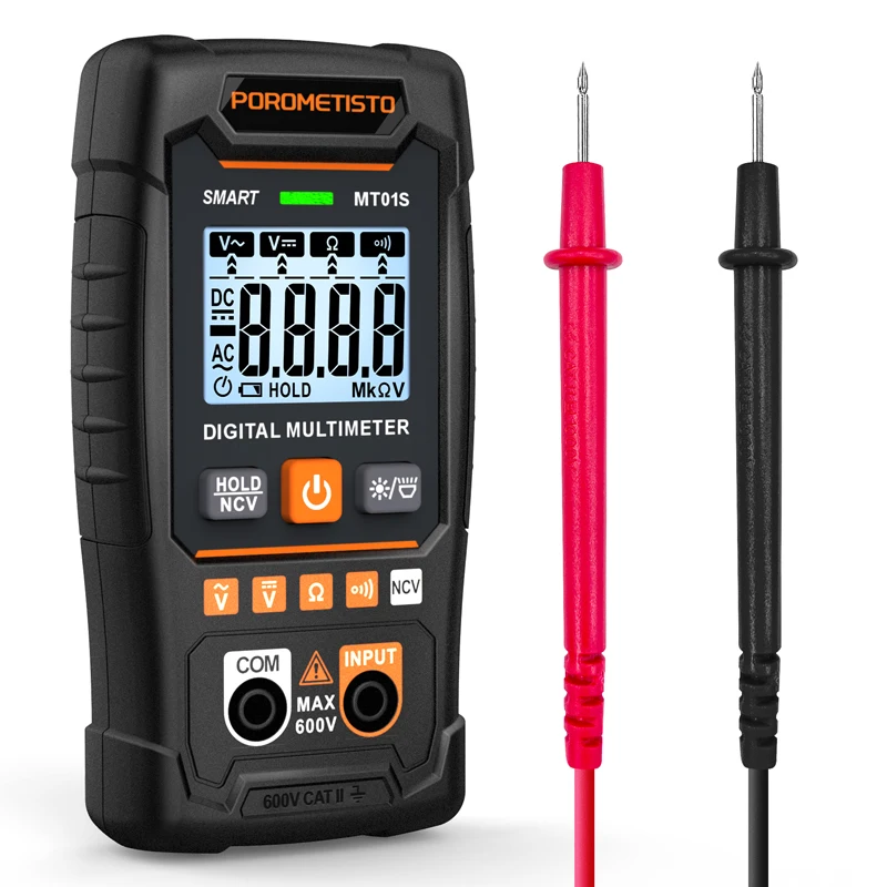 MT01S Digitalmultimeter 4000 Zählungen Smart Auto-Range AC/DC – Bild 6
