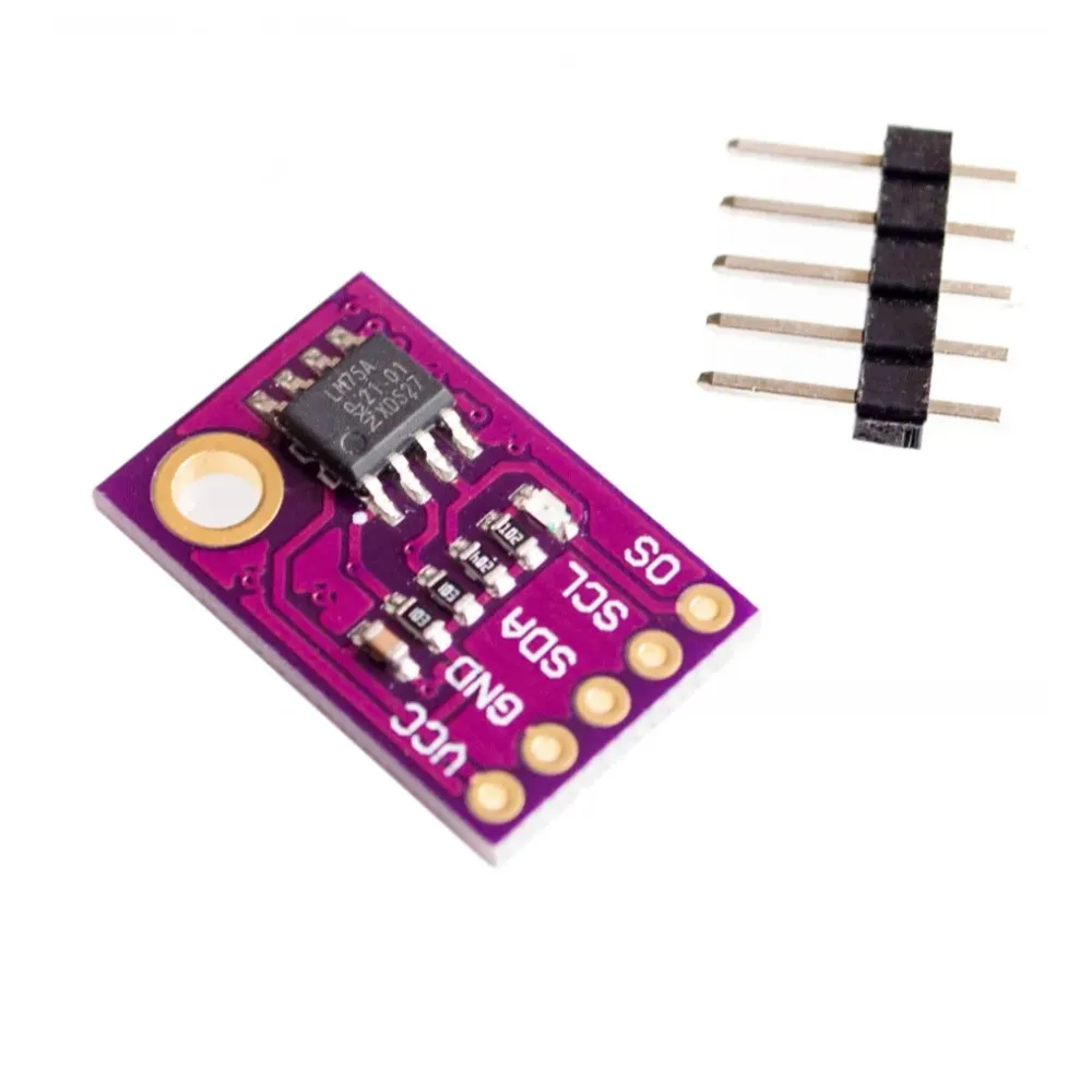LM75 LM75A Temperatursensor Hochgeschwindigkeits-I2C-Schnittstelle – Bild 4