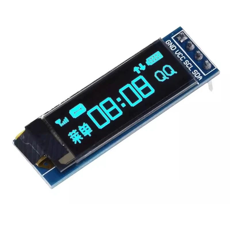 0,91 Zoll OLED-Anzeigemodul weiß/blau OLED 128 x 32 LCD-LED-Anzeige – Bild 6