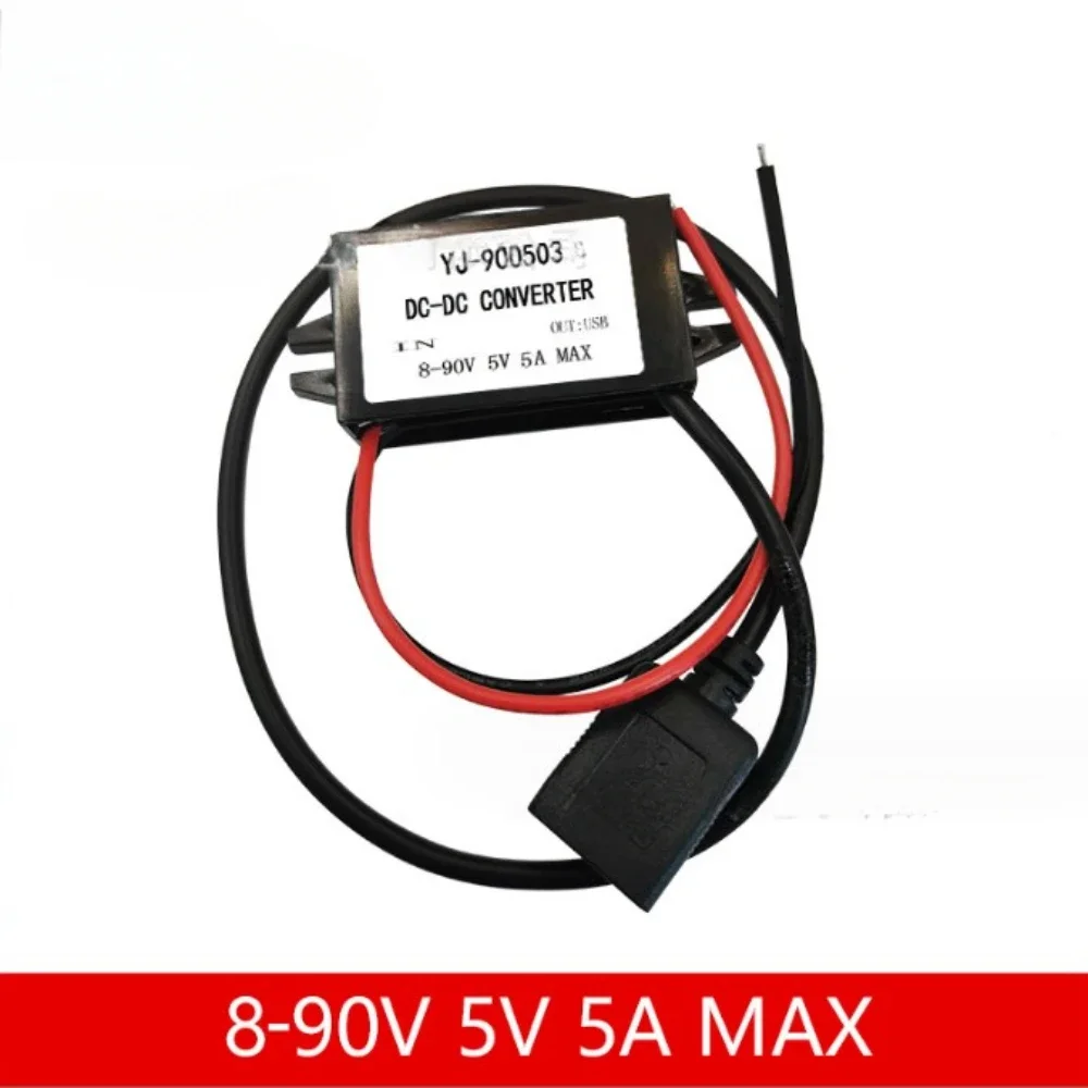 8-90V 12V 24V 48V 60V 72V 90V zu 5V 5A DC DC Step Down Converter 25W – Bild 6