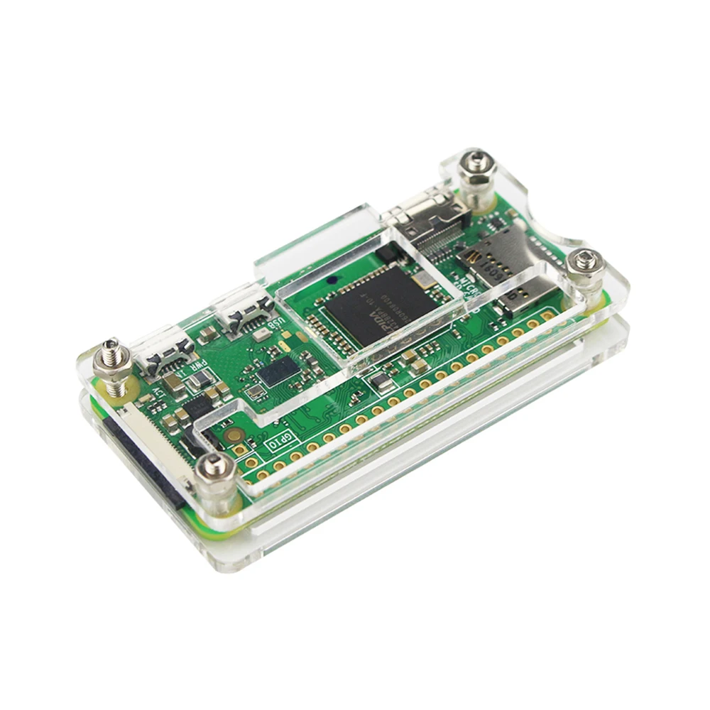 Raspberry Pi Zero 1,3/2/W/WH Acrylgehäuse, 3-Farben-Box, Gehäuse – Bild 4