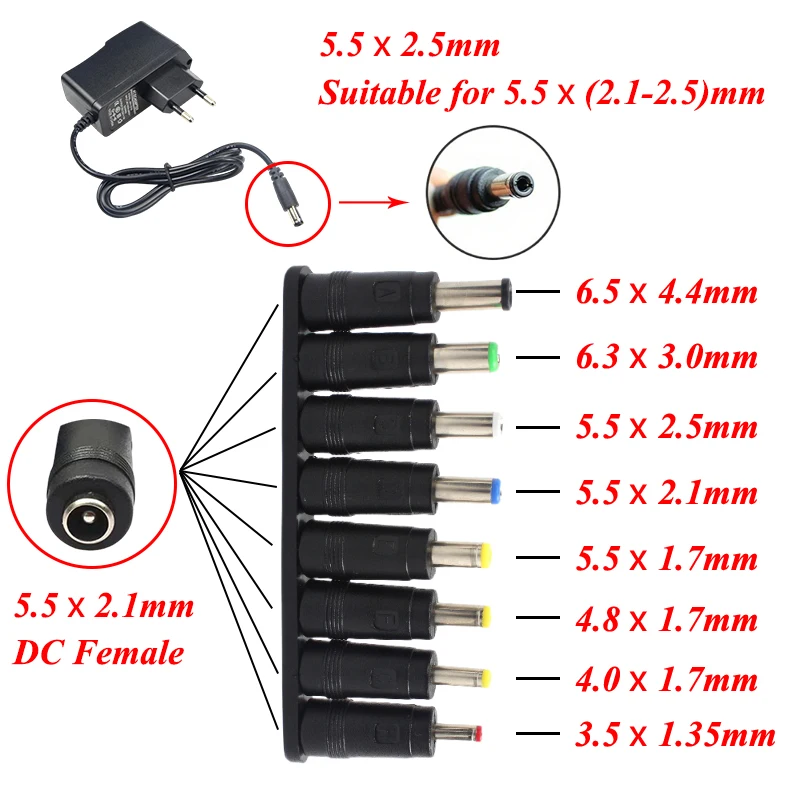 Netzteil 12V 24V AC 220V 110V ZU DC 5V 6V 8V 9V 12V 13V 15V 24V – Bild 5