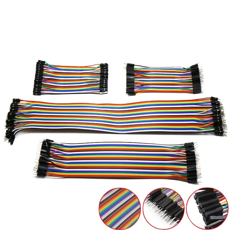 40-PIN 10CM 20CM 30CM Dupont-Kabel Stecker auf Stecker + Buchse – Bild 6