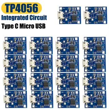 TP4056 Typ-C Micro Mini USB Lademodul für DIY-Akkuladeplatinen, 18650 Lithium-Akku-Ladeplatine
