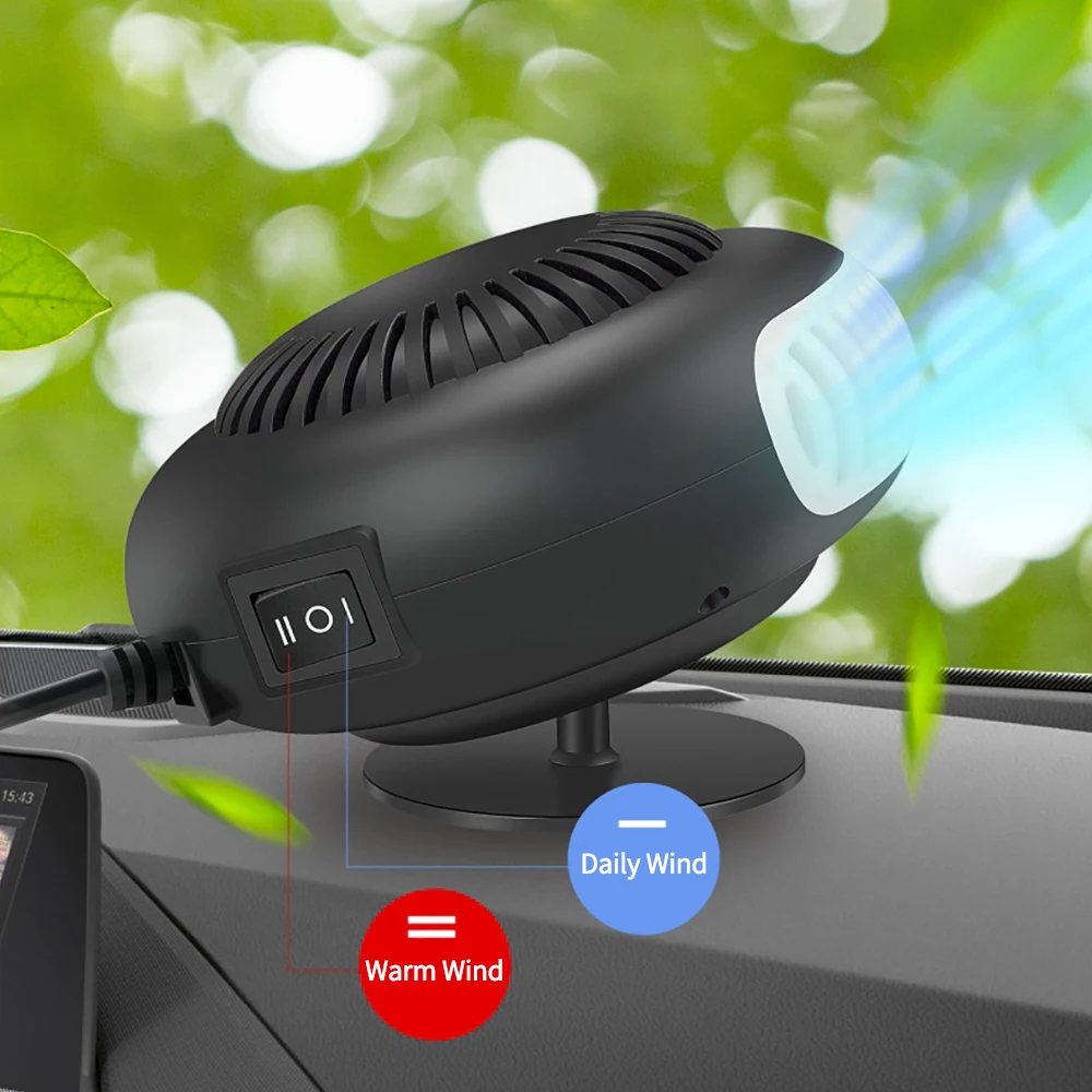 12 V Autoheizung 360° ° Drehbare elektrische Heizung, Plug-in-Heizung – Bild 2