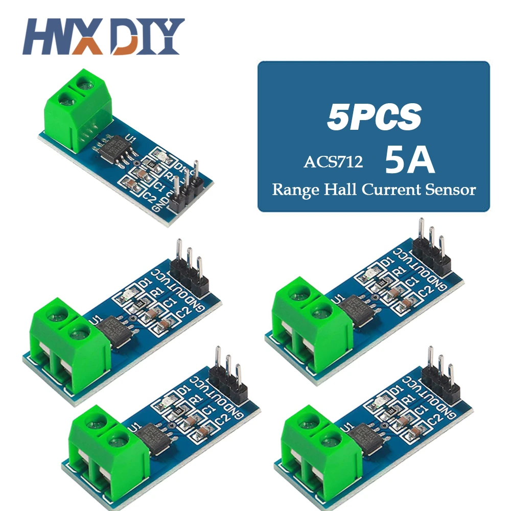 ACS712 5A 20A 30A Range Hall Strom Sensor Modul ACS712 Sensoren Modul Für Arduino DIY elektronische Kit