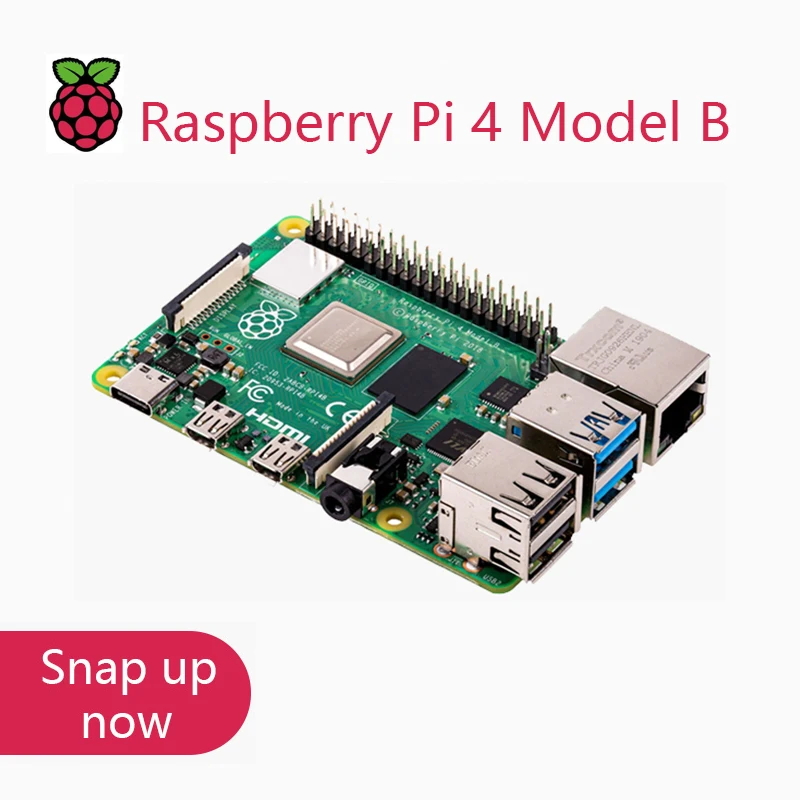 Raspberry Pi 4 Modell B (4B), Erhältlich mit 1GB / 2GB / 4GB / 8GB – Bild 2