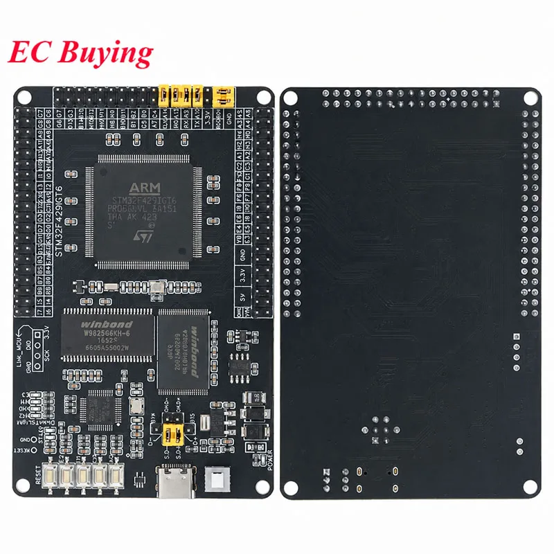 STM32F429IGT6 Core-Entwicklungsboard-Chip STM32-System-Lernmodul Integrierter ST-LINK-Debugger Programmierer