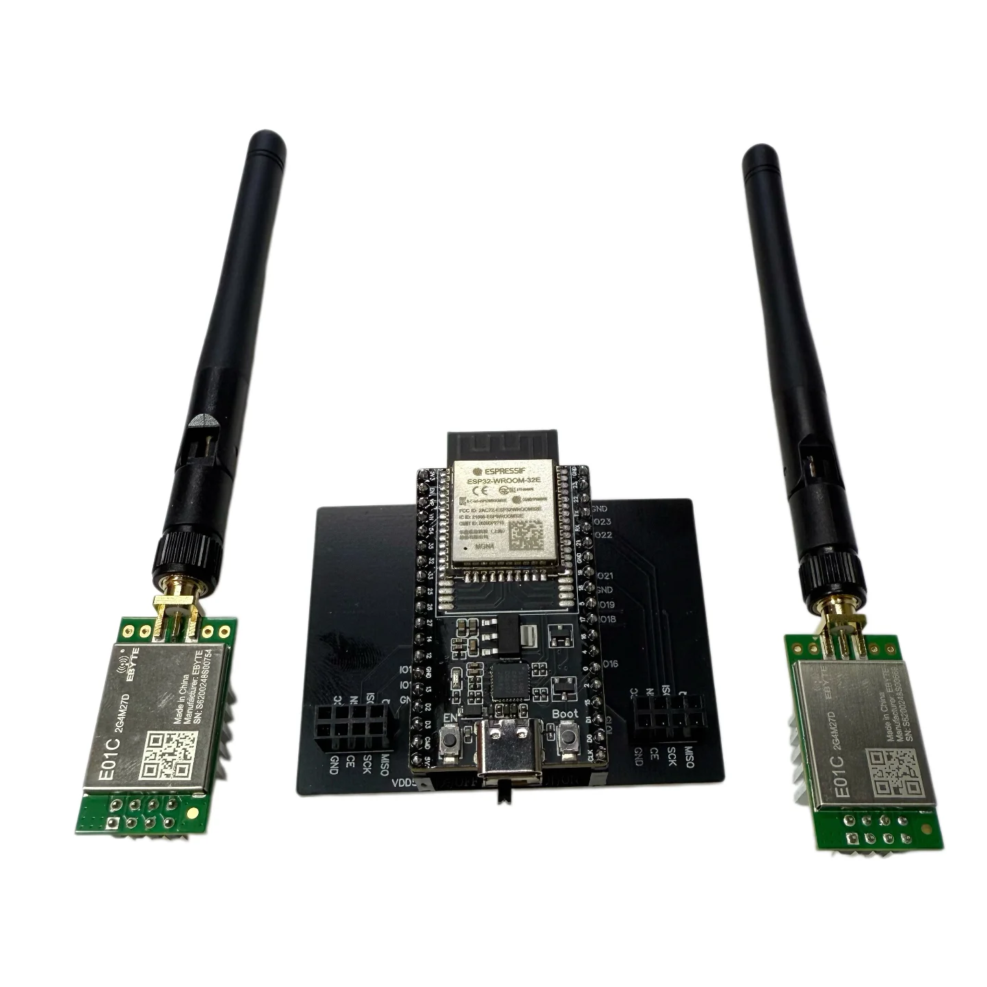 NRF24L01 Hochleistungsversion mit ESP32-DevKitC+E01C 5V2A Netzteil – Bild 4
