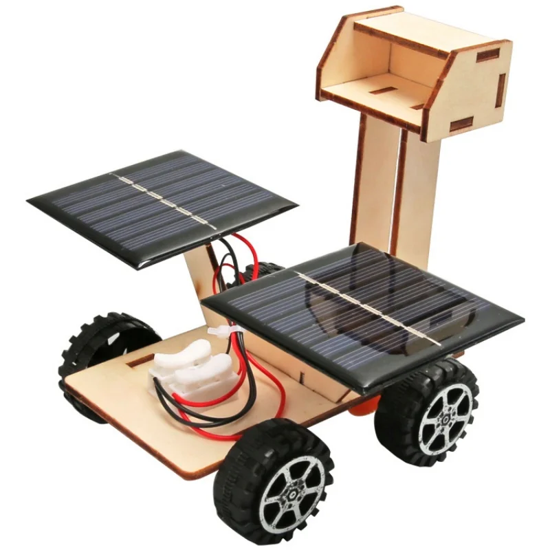 DIY Montieren Solar Auto STEM Spielzeug Kreative Erfindungen Motor – Bild 6