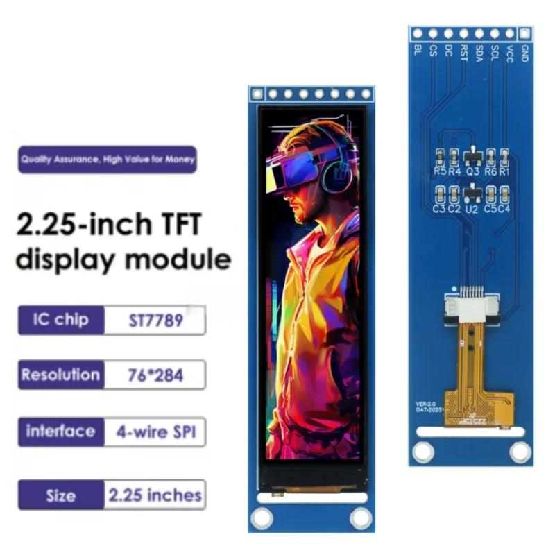 2,25 Zoll IPS Vollwinkel TFT Display Bildschirm LCD Bildschirm Farbe – Bild 6