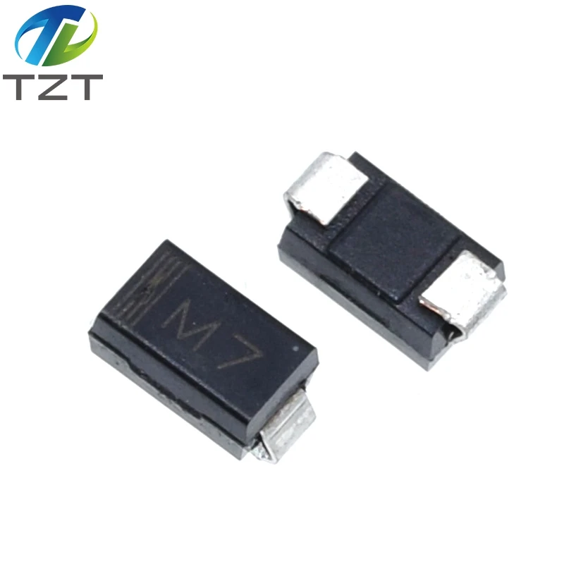 SMD 1N4007 IN4007 Gleichrichterdiode 1A 1000V M7 IN4007 (100 Stück) – Bild 6