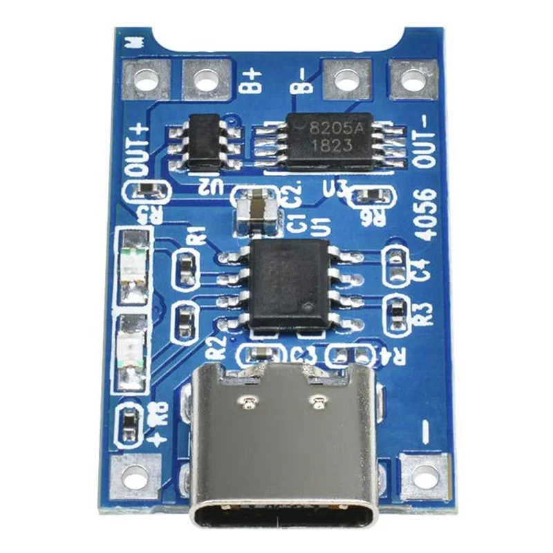 Typ-c Micro USB 5V 1A 18650 TP4056 Lithium-Batterie (5 Stück) – Bild 3
