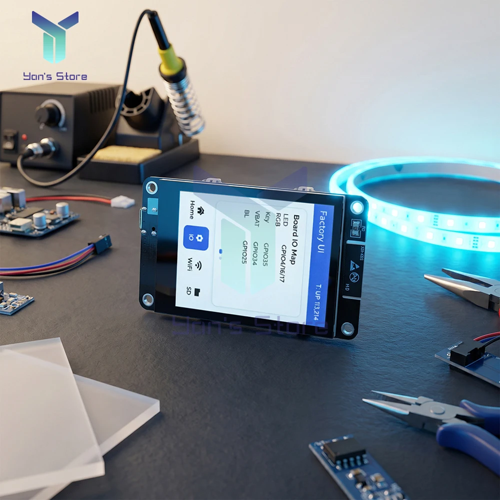 ESP32 Entwicklungsboard mit 2,8 Zoll kapazitivem Touchscreen, WiFi – Bild 6