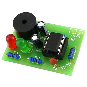 DIY Lötübungsset: NE555 mit LED-Blinker & Signalgenerator-Schaltung für Elektronik-Ausbildung