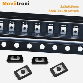 2 x 3 x 0,6 mm Mikroschalter U Tactile Push Button Switch Tact 4 Pin SMD Mini Thin Film Key Light Touch Switch