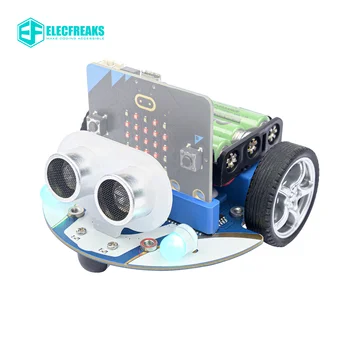 ELECFREAKS microbit Mini Cutebot Kit DIY Programmierbares Car Kit STEM Educational Project (Ohne micro:bit)