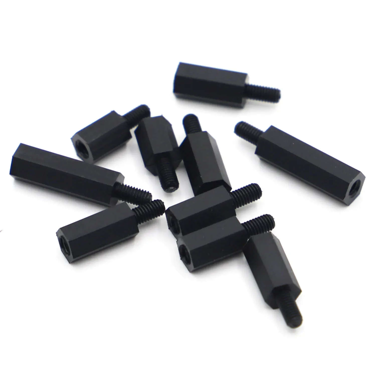 Männlich zu weiblich Nylon Abstandshalter M2 M2,5 M3 M4 * L + 6 mm – Bild 5
