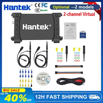Hantek 6022BE 6022BL Auto-Oszilloskop, Laptop, PC, USB, tragbar, Sengлло Diego 2, digitales Speicher, 48