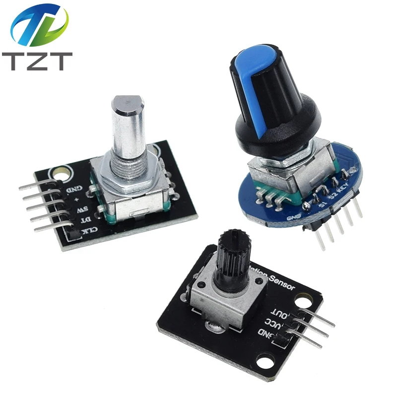 360-Grad-Drehgebermodul EC11 Knopfkappe Drehpotentiometer Analoges – Bild 3