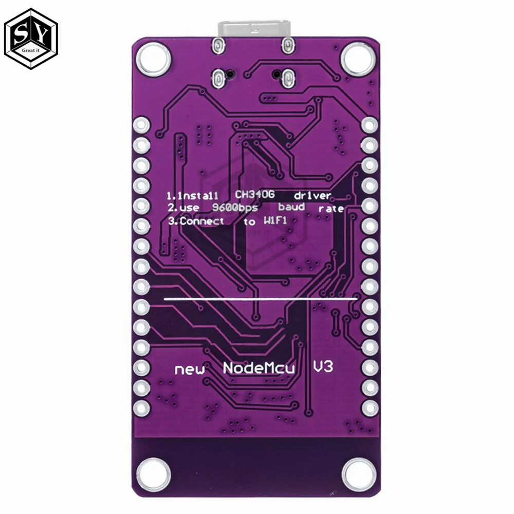 NodeMCU V3 ESP8266 WiFi-Board ESP-07/ESP-07S, CH340 Typ-C Lua – Bild 6