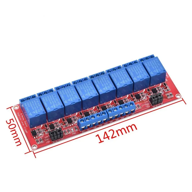 1 2 4 8 Kanal 5 V/12 V Relaismodul-Board-Abschirmung – Bild 3