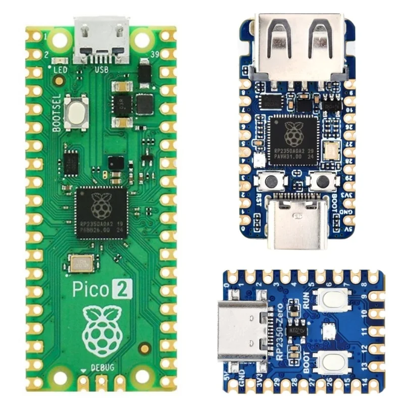 Raspberry Pi RP2350 USB A/C/Zero Entwicklungsboard RP2350A Waveshare Erweiterungsplatine Programmierbares I/O