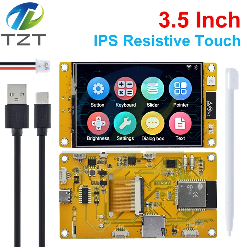 3,5 Zoll LCD TFT Modul ESP32 LVGL WLAN & Bluetooth Anzeigemodul – Bild 3