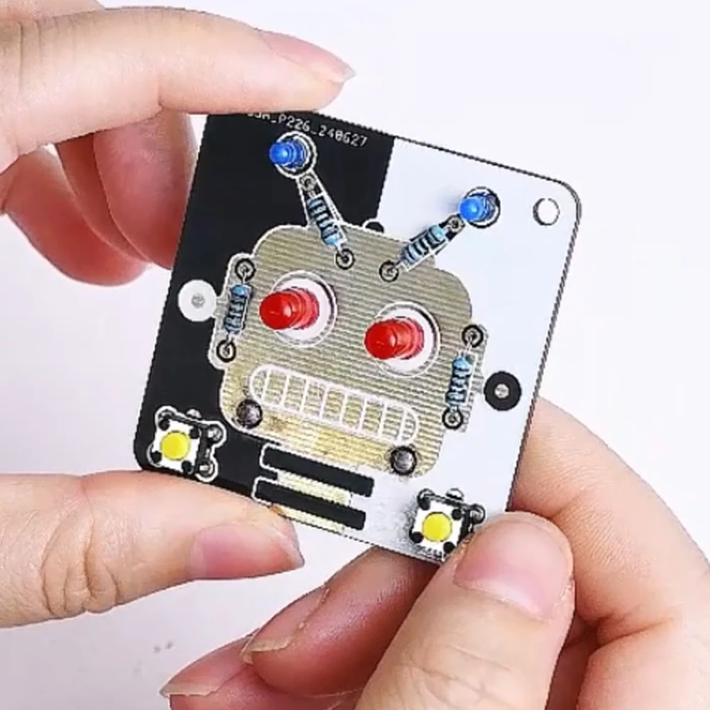 DIY LED Schweißen Spaß Kit Elektronische Produktion Löten Praxis Teile Handgemachtes Geschenk LED Leuchtende