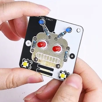 DIY LED Schweißen Spaß Kit Elektronische Produktion Löten Praxis Teile Handgemachtes Geschenk LED Leuchtende