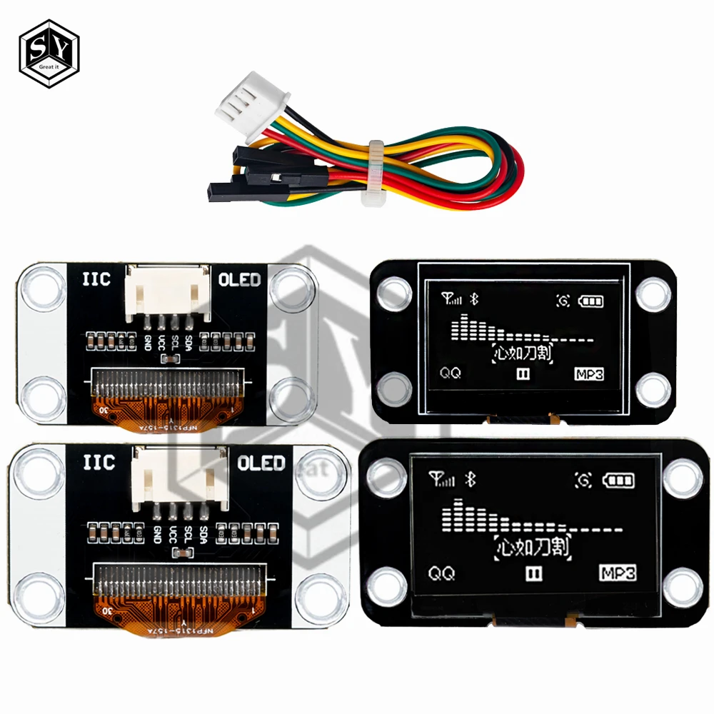 0,96 Zoll / 1,3 Zoll Weißes 12864-Display OLED-Modul IIC – Bild 6