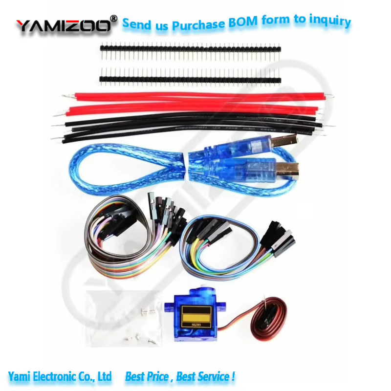 4WD Smart Robot Car Chassis UN R3 CH340 USB-Kabel mit Ultraschallmodul – Bild 4