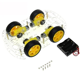 4WD Smart Robot Car Chassis Kits für Arduino mit Geschwindigkeitsencoder