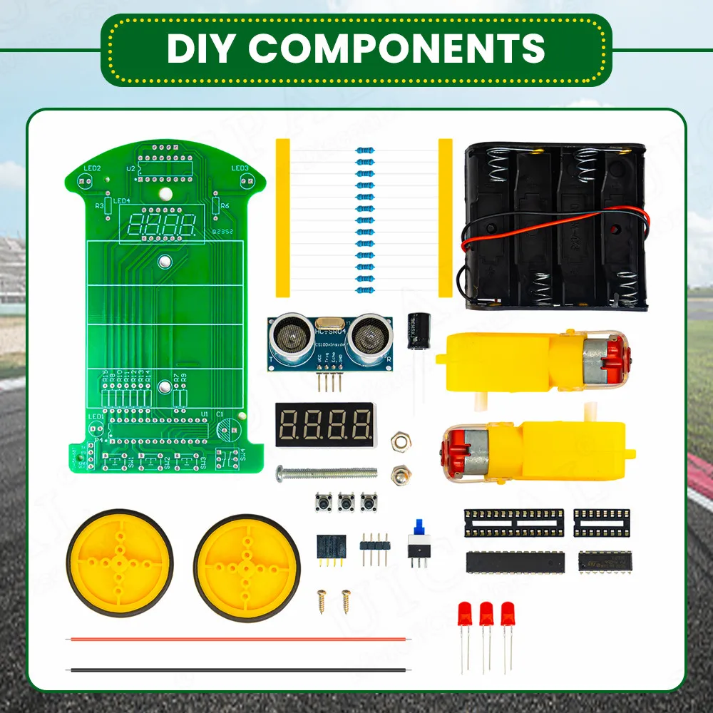 DIY Ultraschall-Entfernungsmessungs-Hindernisvermeidungs-Auto – Bild 6