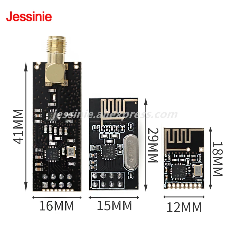 NRF24L01 PA LNA NRF24L01 Mini 2,4 GHz RF Wireless Modul Power Enhanced – Bild 5