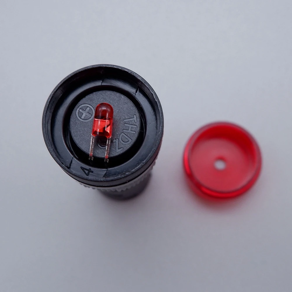 Summer 16mm Strobe Summer Alarm Kontroll leuchte Sound gelb rot grün – Bild 5