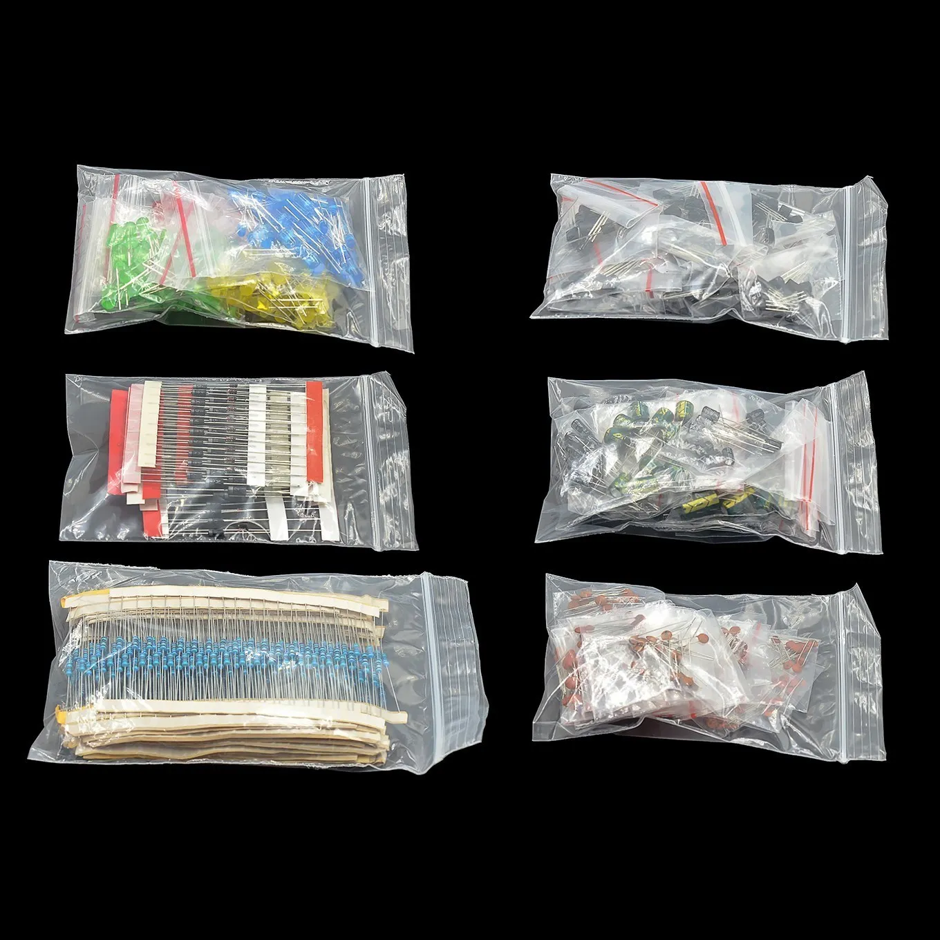 Elektronische Komponenten Kits Metallfilm Widerstand Sortiment Kit LED – Bild 3